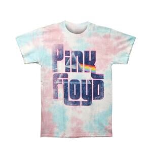 Pink Floyd Tie Dye T-Shirt Men’s Small Rock Band Tee Multicolor • EUC